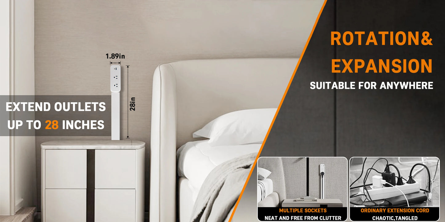PivotPlug™ - Extendable Outlet